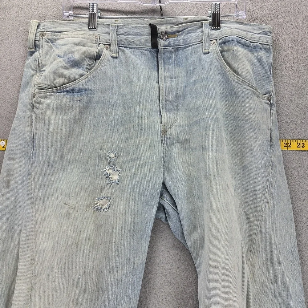 Vintage Levis Engineered Jeans Mens 36x32 Blue Buckle Back One‎ Pocket Twisted